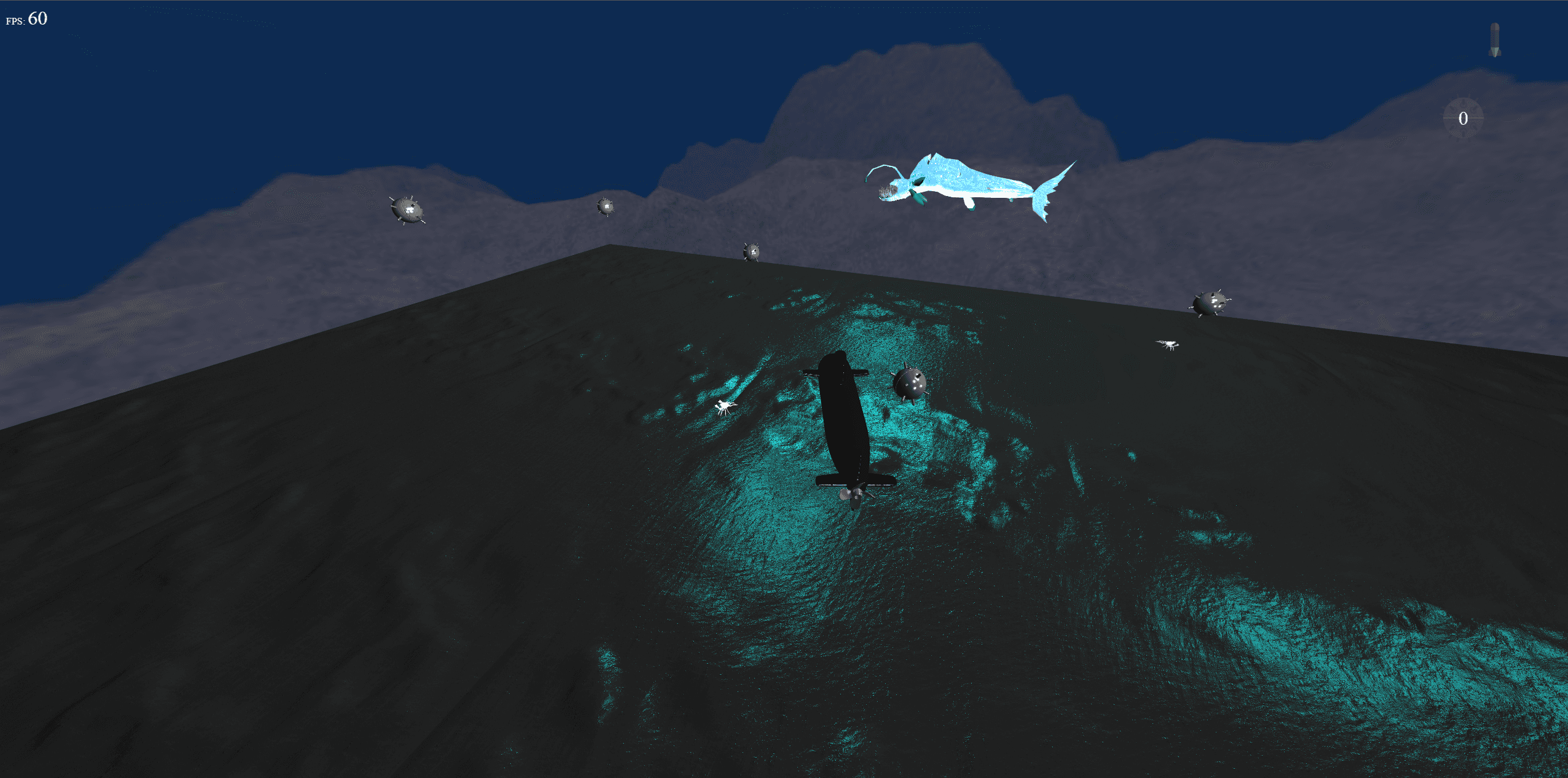 Undersea gameplay screenshot